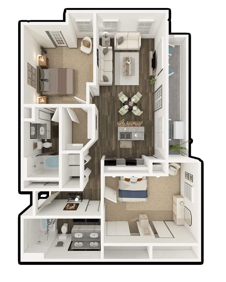 Floor plan B2