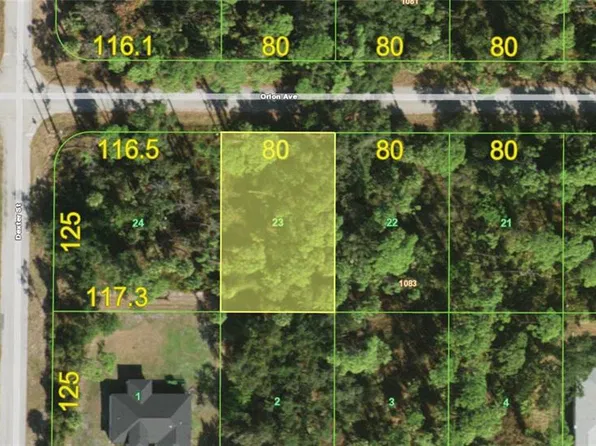 17403 ORION AVENUE LOT 23, PORT CHARLOTTE, FL 33954
