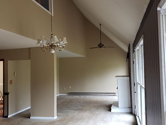 Combined large main living and dining area