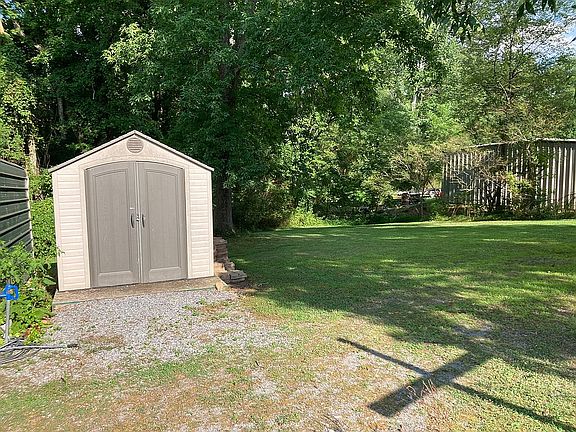 Storage Shed and Side Yard