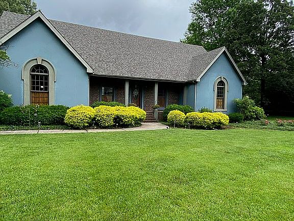 Well-manicured landscaping