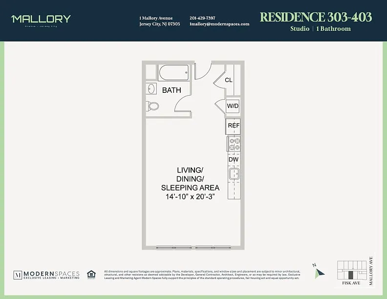 Floor plan Studio 03