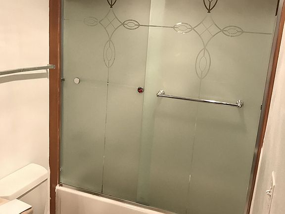 New shower surround and doors