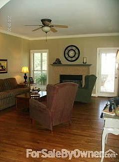 Great room with gas fireplace