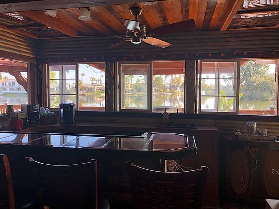 Huge bar off living room