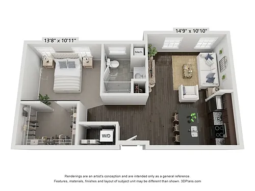 Floor plan Clubhouse Middle