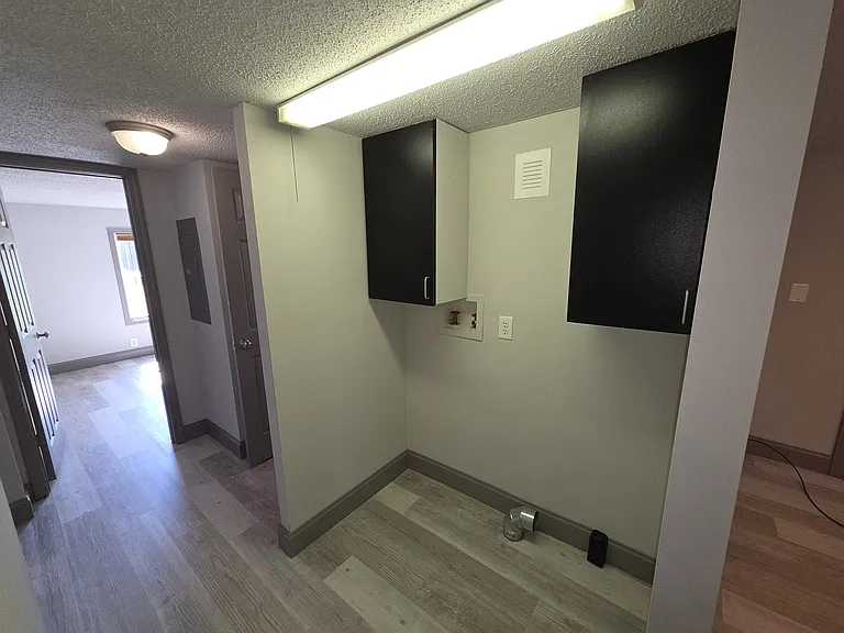 Laundry Space and Hallway
