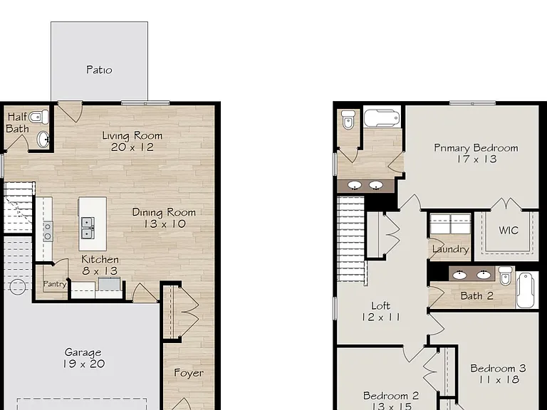Floor Plan for 1731 Lateglow Way