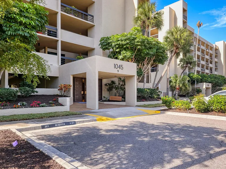 Front of beautiful Beachplace beach-front condo building 9