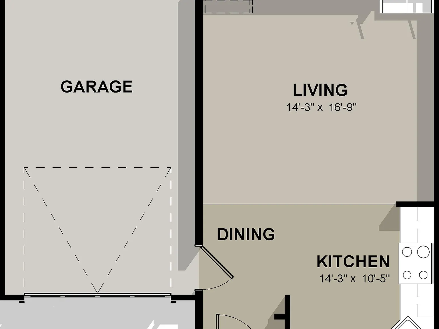 2 bed, 972 sqft, $1,350 — Photo 1