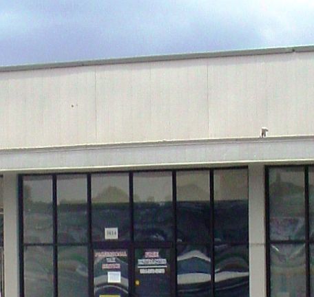 Front view of store.