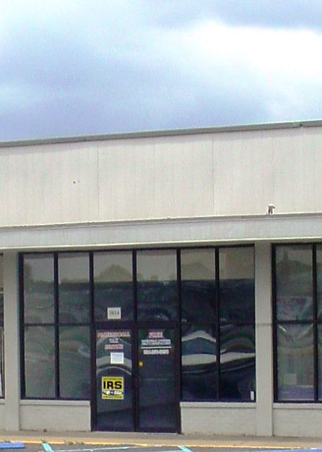 Front view of store.