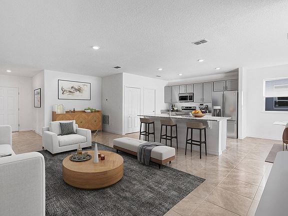 Open Concept, Family Room + Kitchen