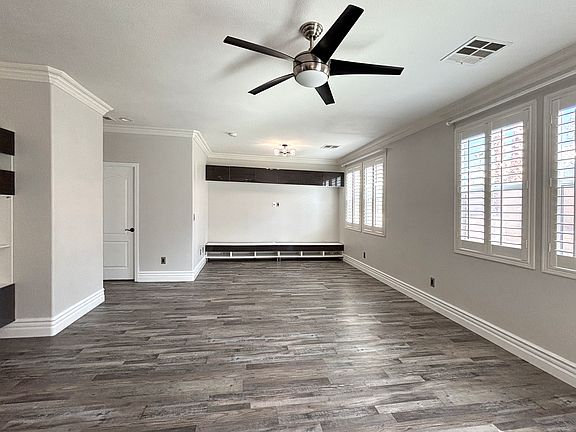 Adequate size for a relaxed family room.