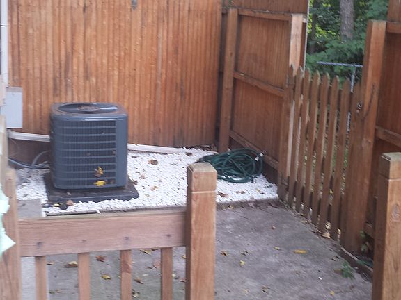 Fenced deck