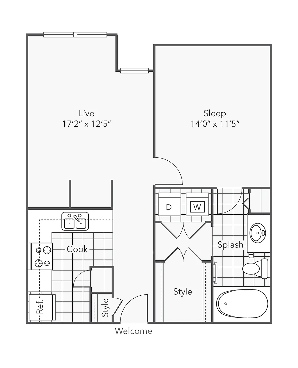 Floor plan Calhoun