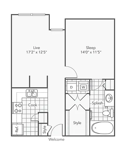 Floor plan Calhoun
