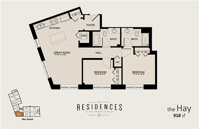 Floor plan The Hay