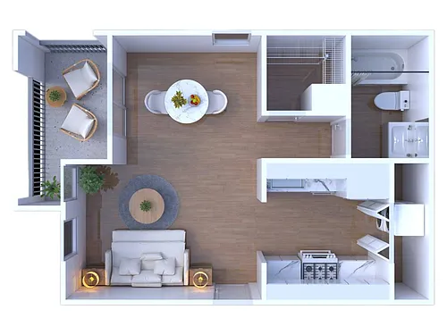 Floor plan Studio