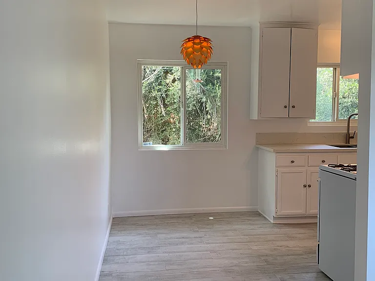 Dining area with tree top view