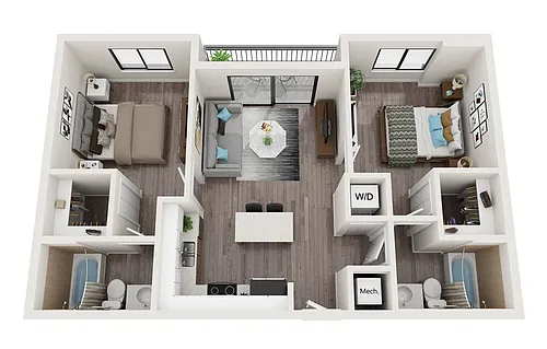 Floor plan B3