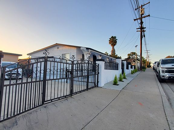 Southeast corner sidewalk view