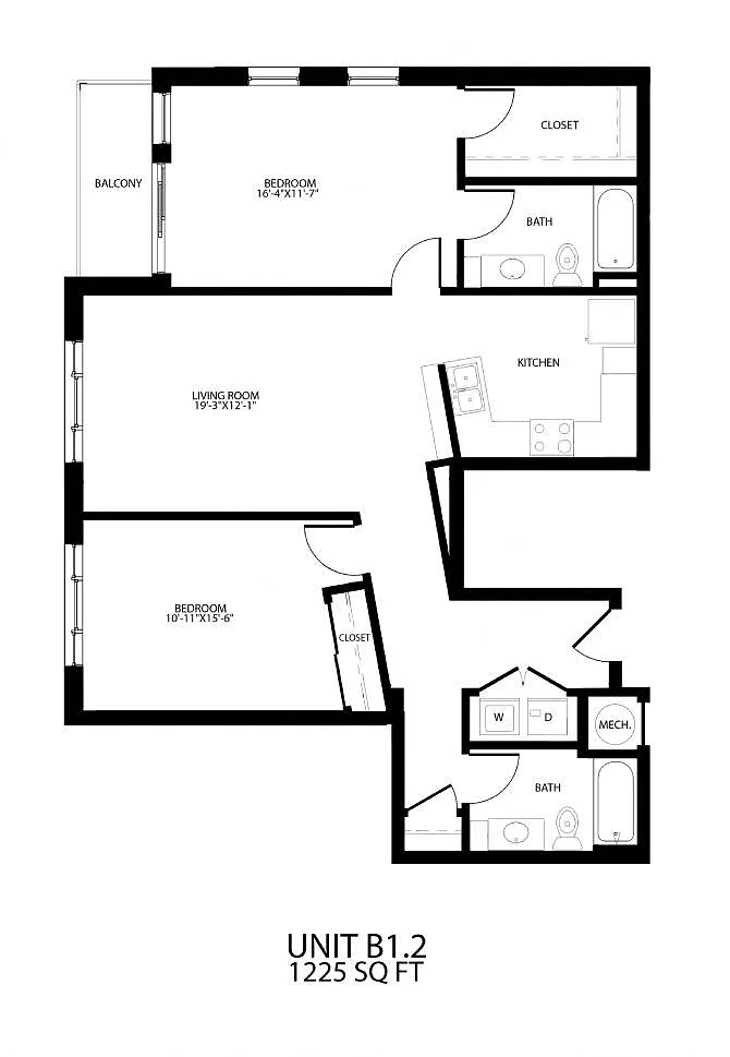 Floor plan B12