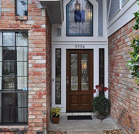 Approaching the front door