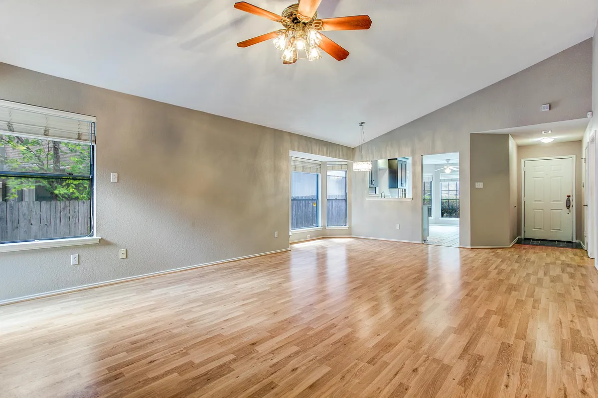 living room from bedroom - 12025 Shady Springs Rd