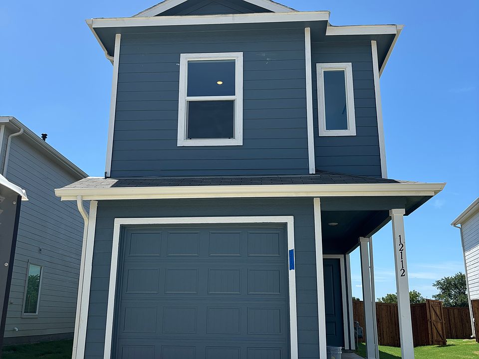Front drive and garage
