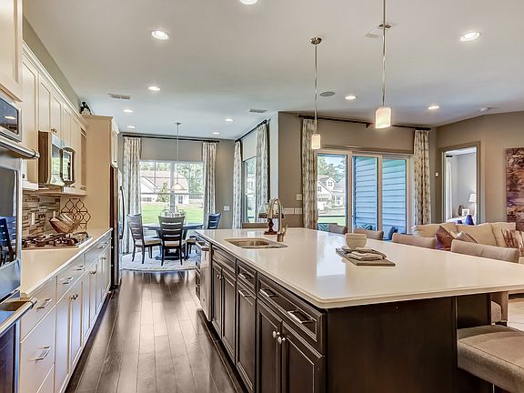 Kitchen with ample cabinet space