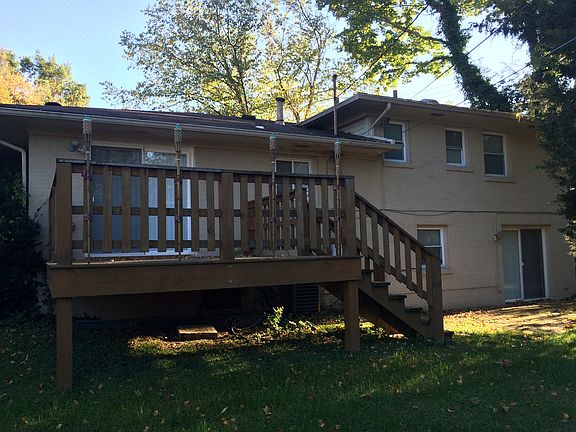 Deck off dining area
