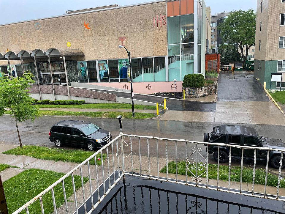 Across from the Student Center