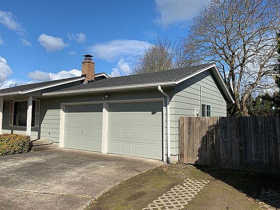 South side of house