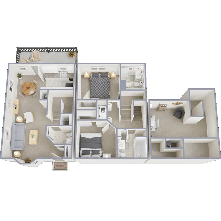 Floor plan Townhome
