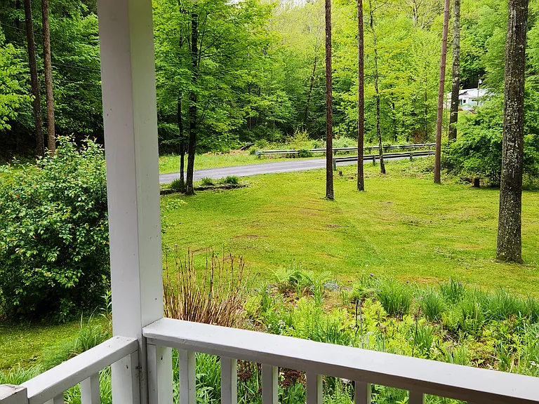 view from front porch