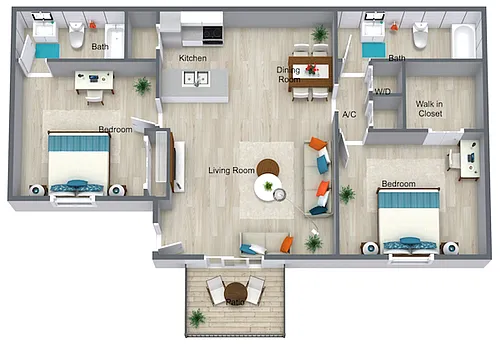 Floor plan Renovated