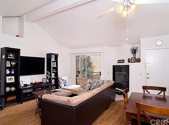 Balcony off living room.