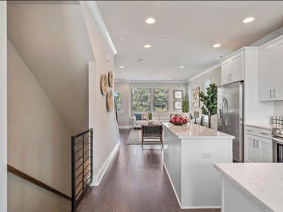 Staged model home from developer