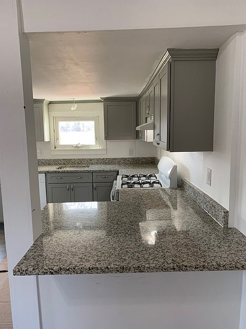 Kitchen with Island Extension for Bar Stool seating