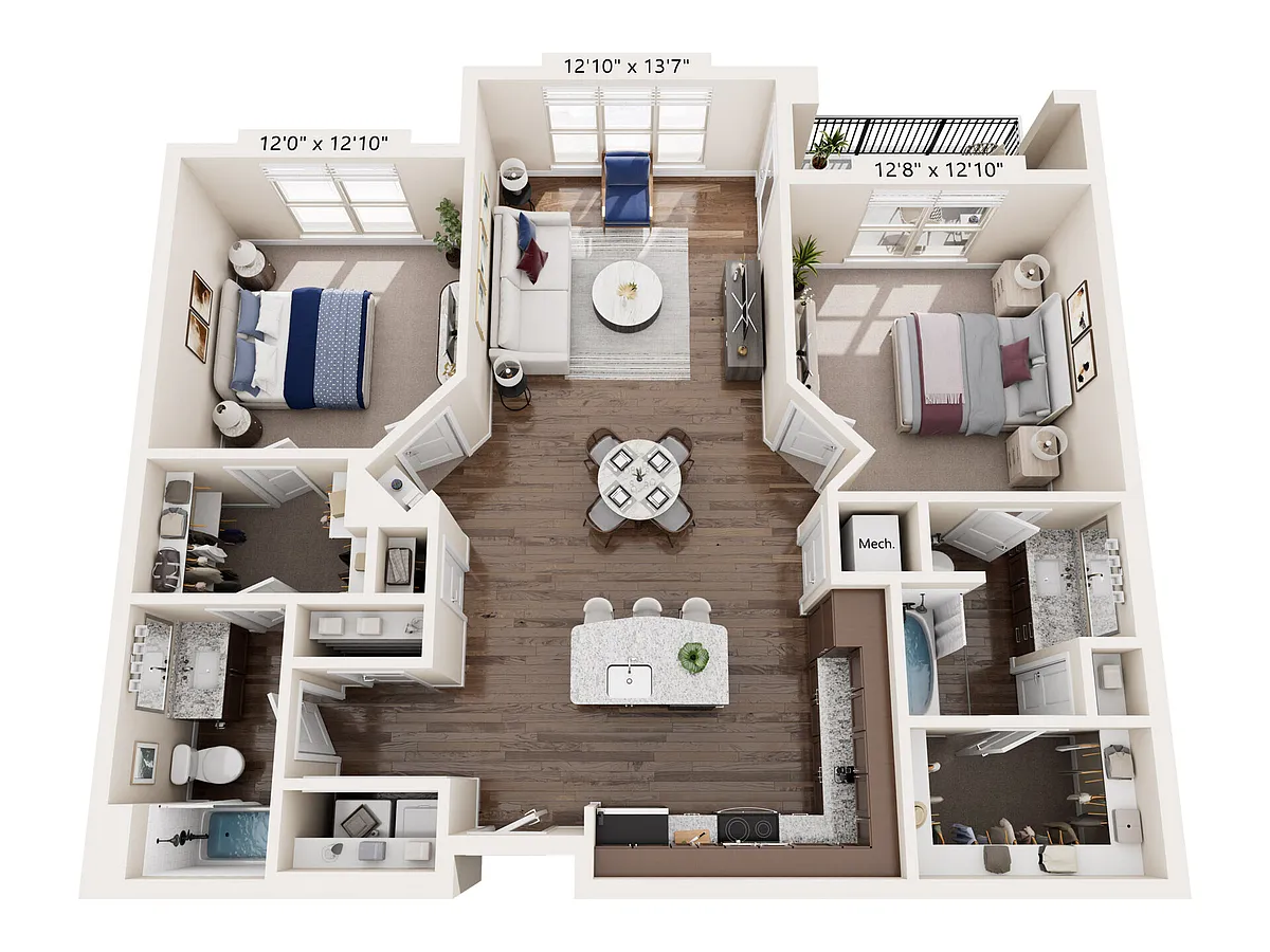Floor plan B2