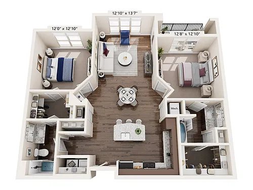 Floor plan B2