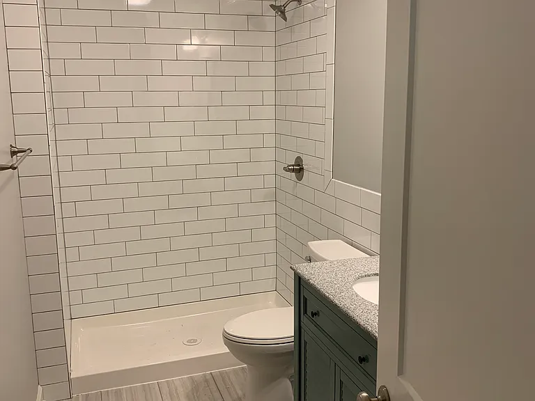 Walk-in Shower in 2nd Bathroom