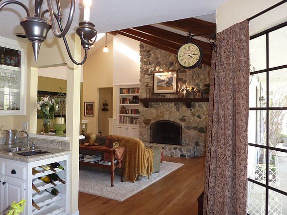 Wine storage off dining area - house is full of storage & neat crannies!