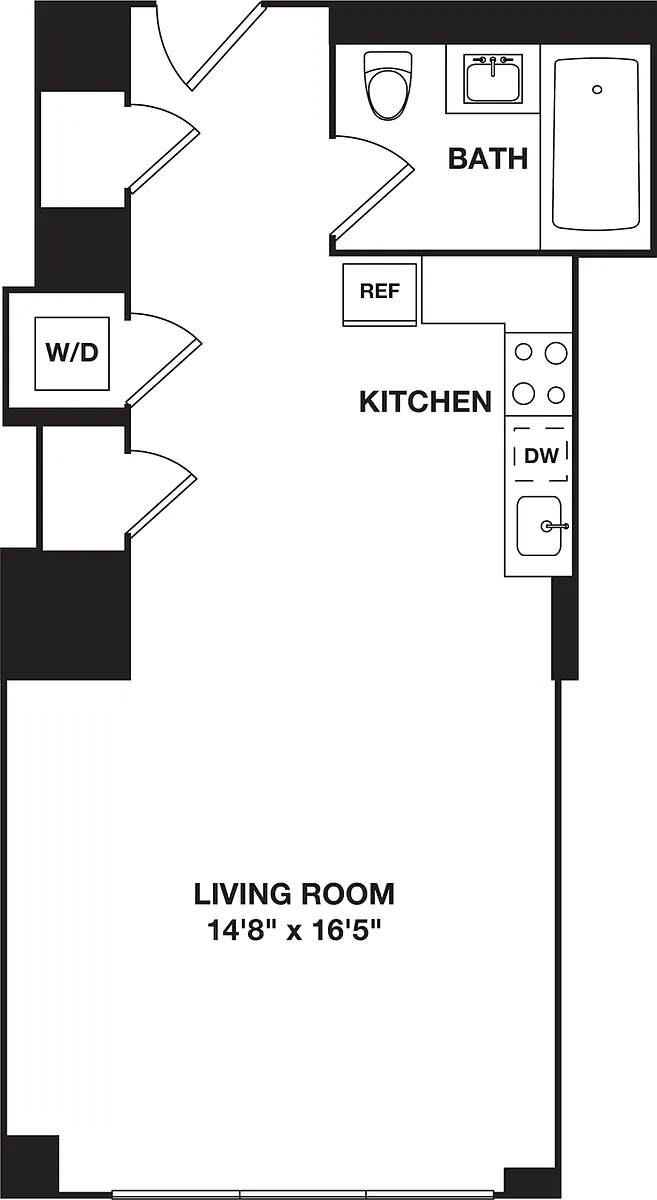 Floor plan Studio H