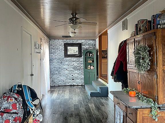 Mud room off garage 