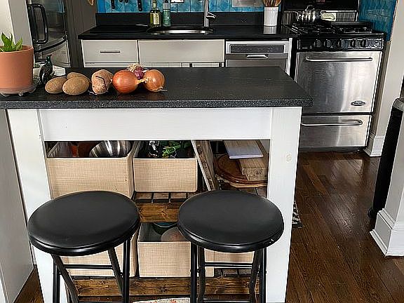 Kitchen from dining/office