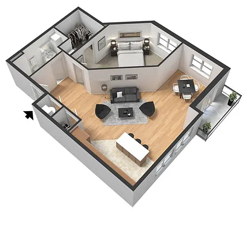 Floor plan Oprah