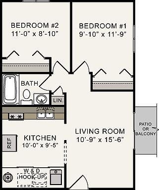 2nd image of 429 S Silverwood Ln APT 2