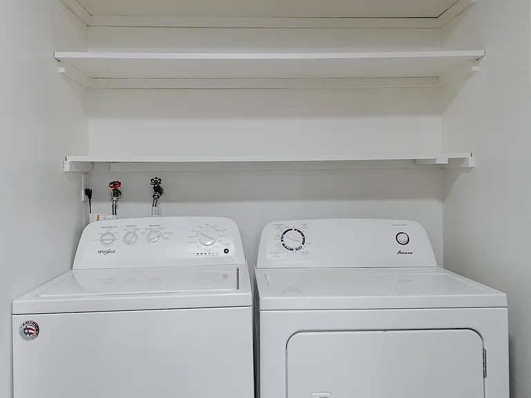 In-Unit Washer & Dryer with Storage